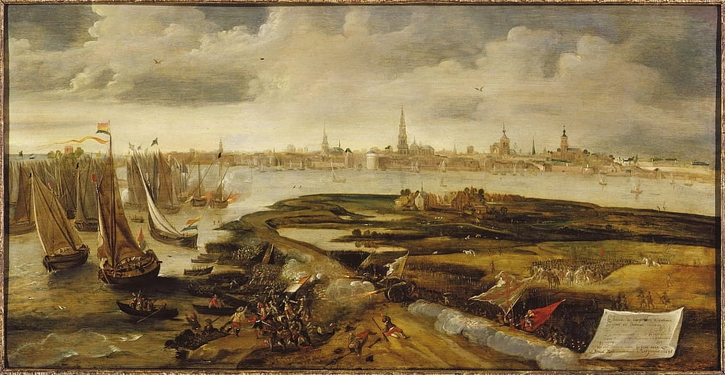 Interno della Cattedrale di Nostra Signora di Anversa - Arciduca Leopoldo Guglielmo figlio di Ferdinando II d'Asburgo Austria, Kunsthistorisches Museum Wien, Bilddatenbank
